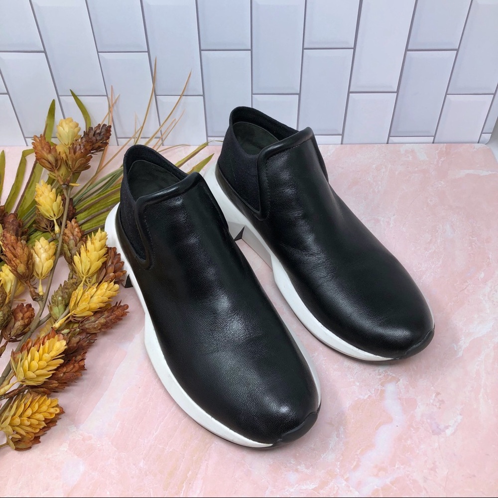 Via Spiga | Viela Black Sock Slip On Sneaker Sz 8